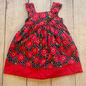 Gymboree Blooming Nautical Navy Floral Dress Size 2T